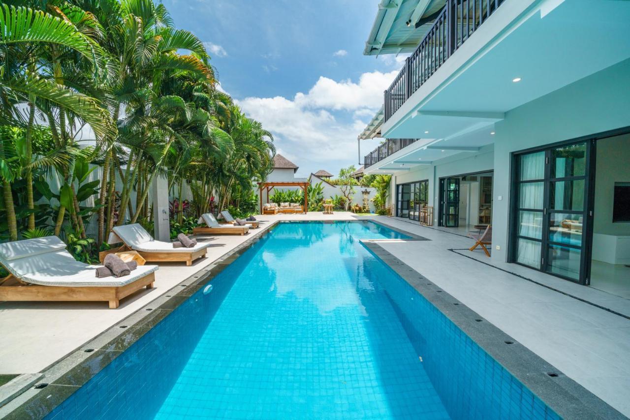 Villa Okenada - Modern 5-Bedroom Pool Villa In Berawa! 坎古 外观 照片